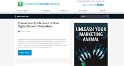 Desktop Screenshot of blog.conversionconference.com