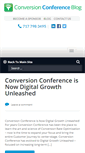 Mobile Screenshot of blog.conversionconference.com